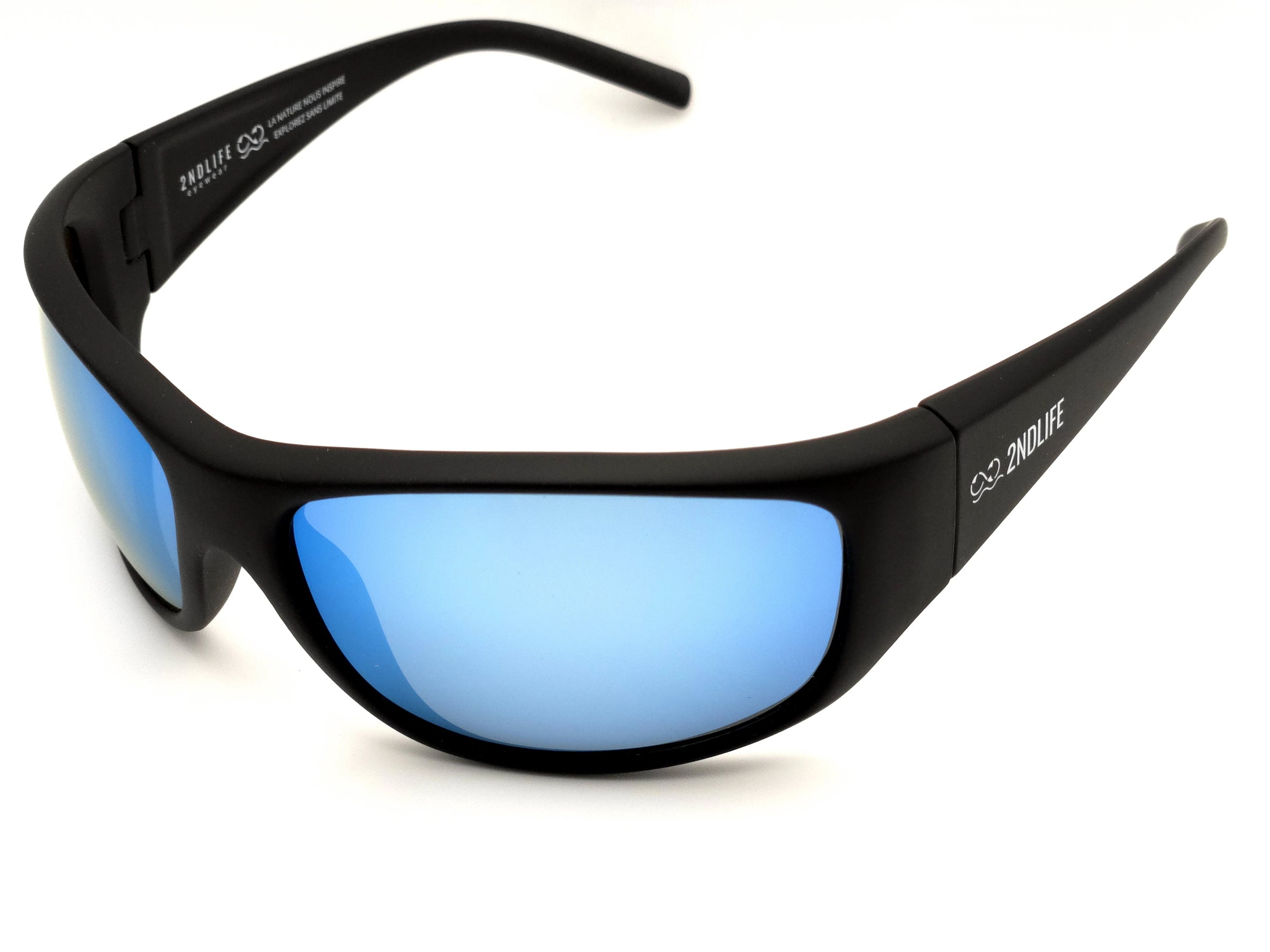 Lunettes de soleil de sport mixtes modèle Horizon Iceberg vu de profil