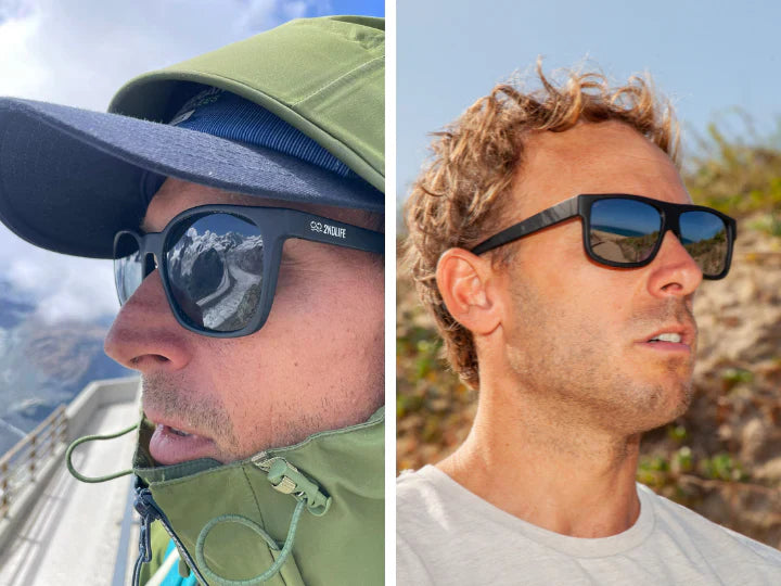 Lunettes solaires 2NDLIFE Zéphyr et Belharra, verres polarisés haute protection pour montagne et océan
