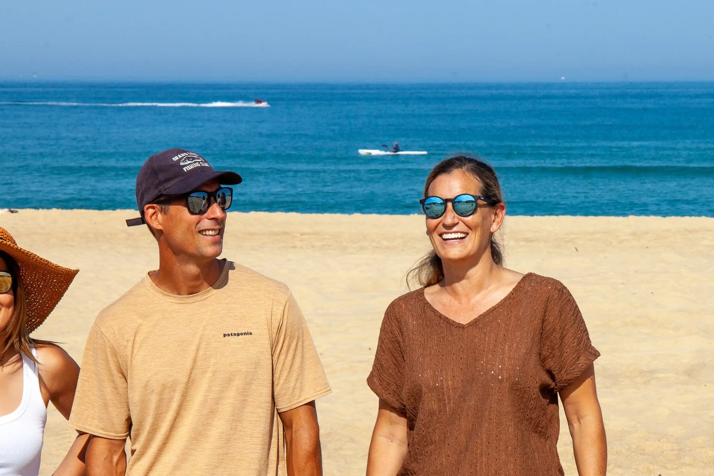 Lunettes de soleil Horizon Cristal sur la plage