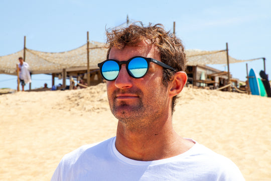 Socoa Cristal 2NDLIFE portées par Joan Duru – lunettes de soleil polarisées pour océan et activités outdoor