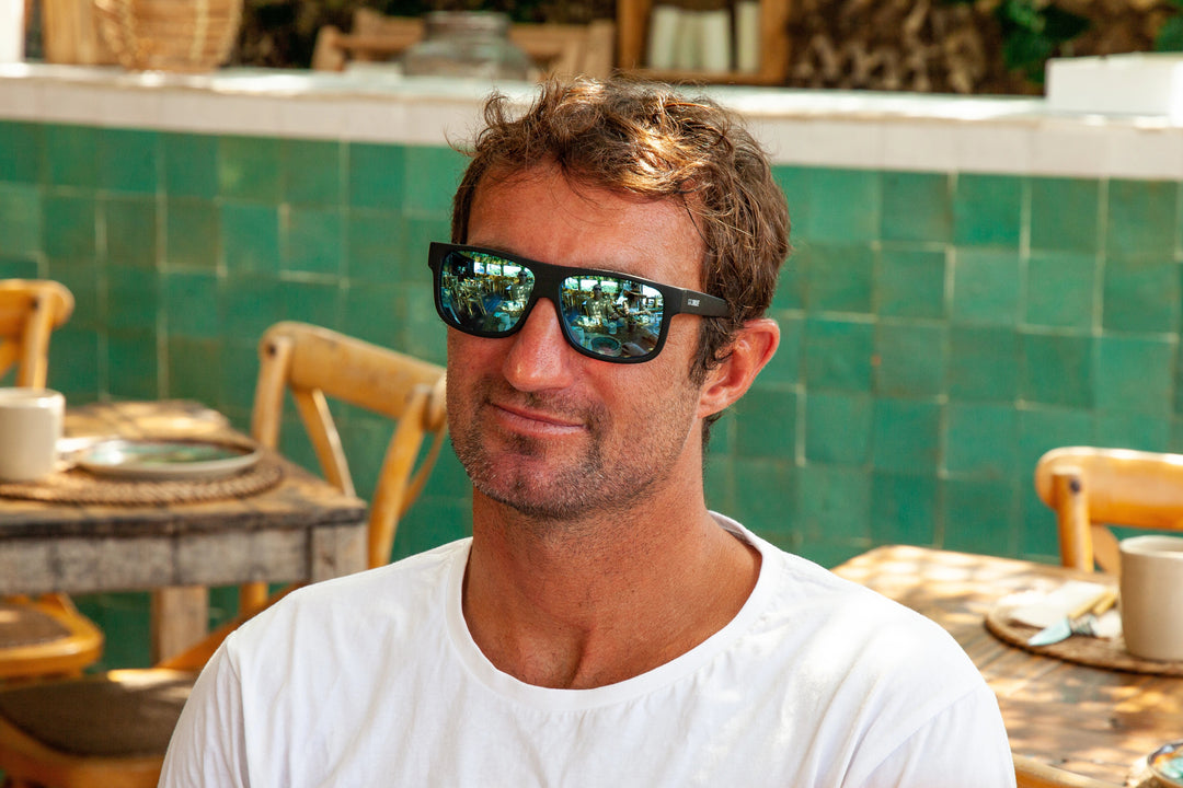 Belharra iceberg 2NDLIFE portées par Joan Duru – lunettes de soleil polarisées pour océan et activités outdoor