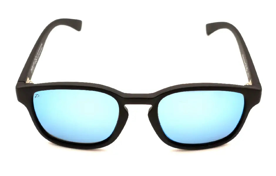 Lunettes de soleil Estran Iceberg de 2NDLIFE, vue de face, avec verres polarisés miroir bleu