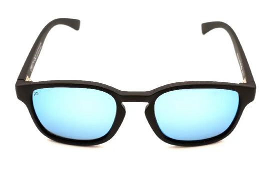 Lunettes de soleil Estran Iceberg de 2NDLIFE, vue de face, avec verres polarisés miroir bleu