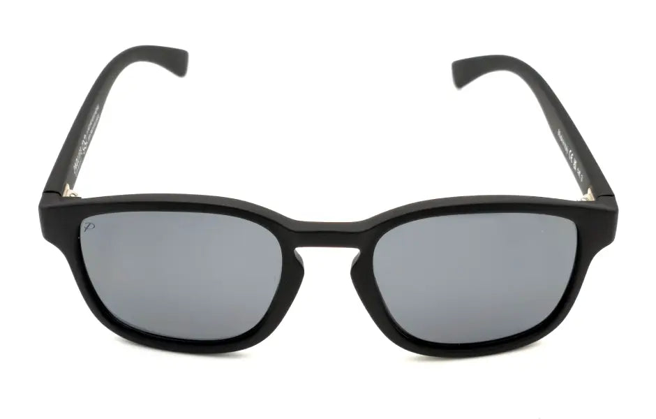 Lunettes de soleil Estran Minéral de 2NDLIFE, vue de face, avec verres polarisés gris classique