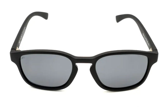Lunettes de soleil Estran Minéral de 2NDLIFE, vue de face, avec verres polarisés gris classique