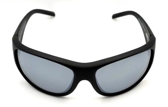 Lunettes de soleil Horizon Cristal de 2NDLIFE, vue de face, avec verres polarisés miroir argent