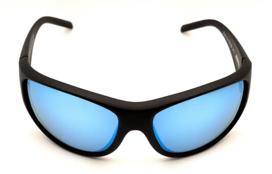 Lunettes de soleil Horizon Iceberg de 2NDLIFE, vue de face, avec verres polarisés miroir bleu